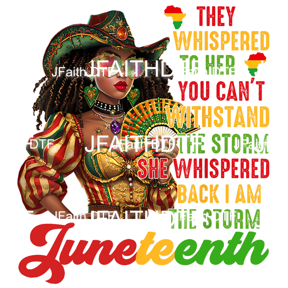 Celebrate the Spirit! Juneteenth PNG