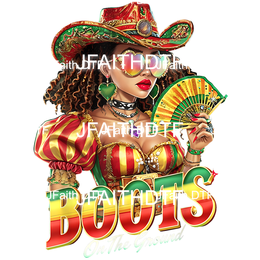 Where Them Fans At! Juneteenth PNG